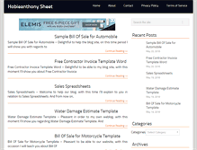 Tablet Screenshot of hobieanthony.com